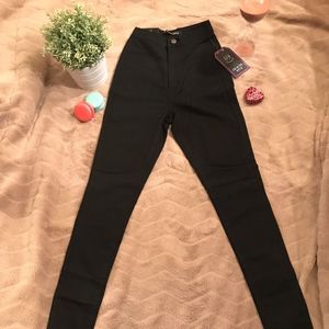 Fashion Nova super high waste denim skinnies